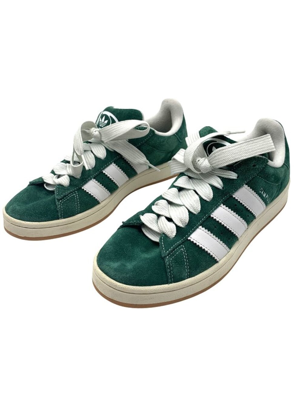 Adidas Campus Green White Sneakers Mens Size 9.5 Classic Casual Shoes